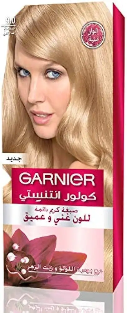 غارنيية انتنستى صبغة اشقر فاتح جدا ولامع 9.0 ##